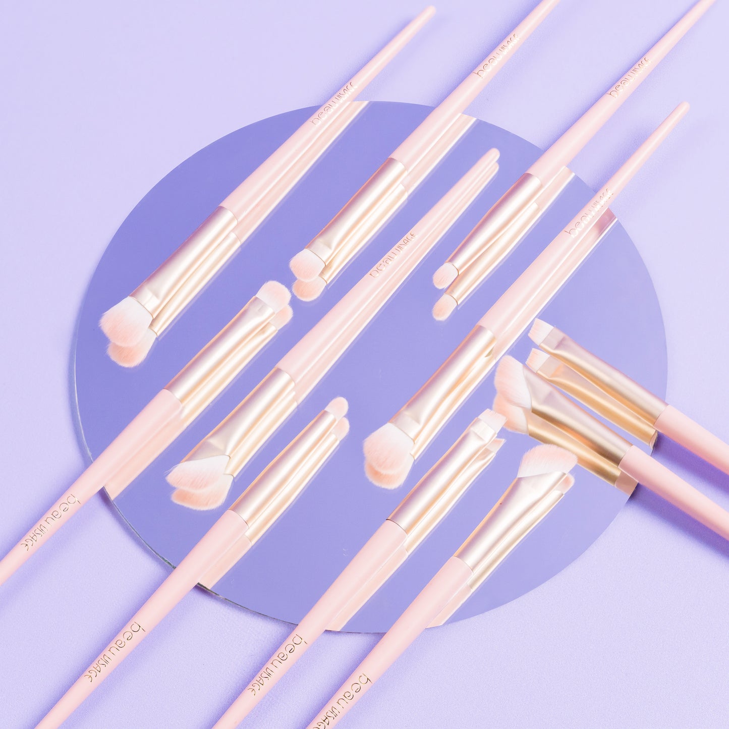 SET DE BROCHAS PARA MAQUILLAJE DE SOMBRAS ONLY SWEET BEAUVISAGE