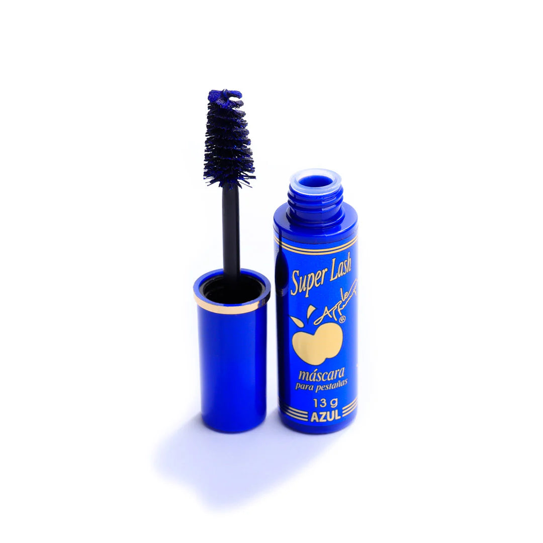 MASCARA BY APPLE AZUL SUPERLASH CEPILLO PINO