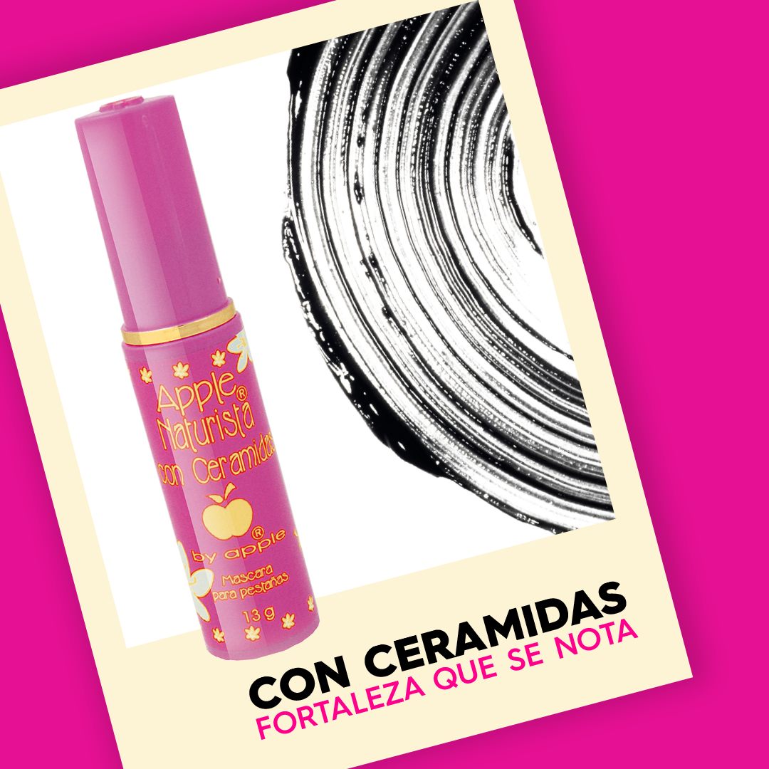 MASCARA BY APPLE CERAMIDAS SUPERLASH CEPILLO PINO