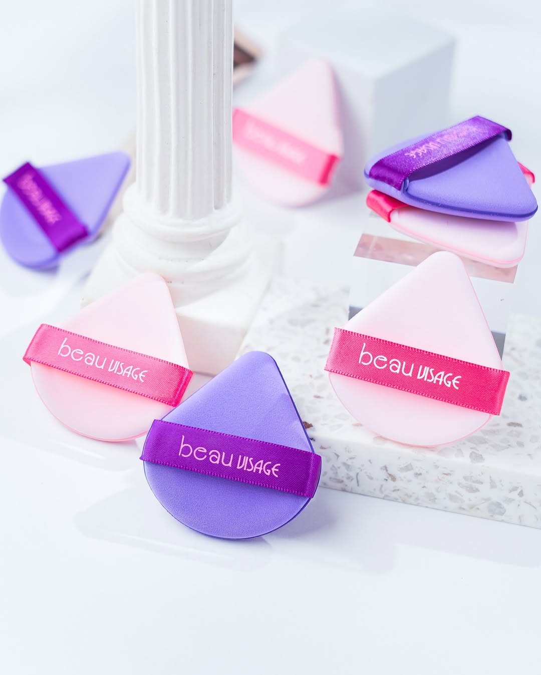 ESPONJA TRIANGULAR DOBLE CUSHION BEAUVISAGE