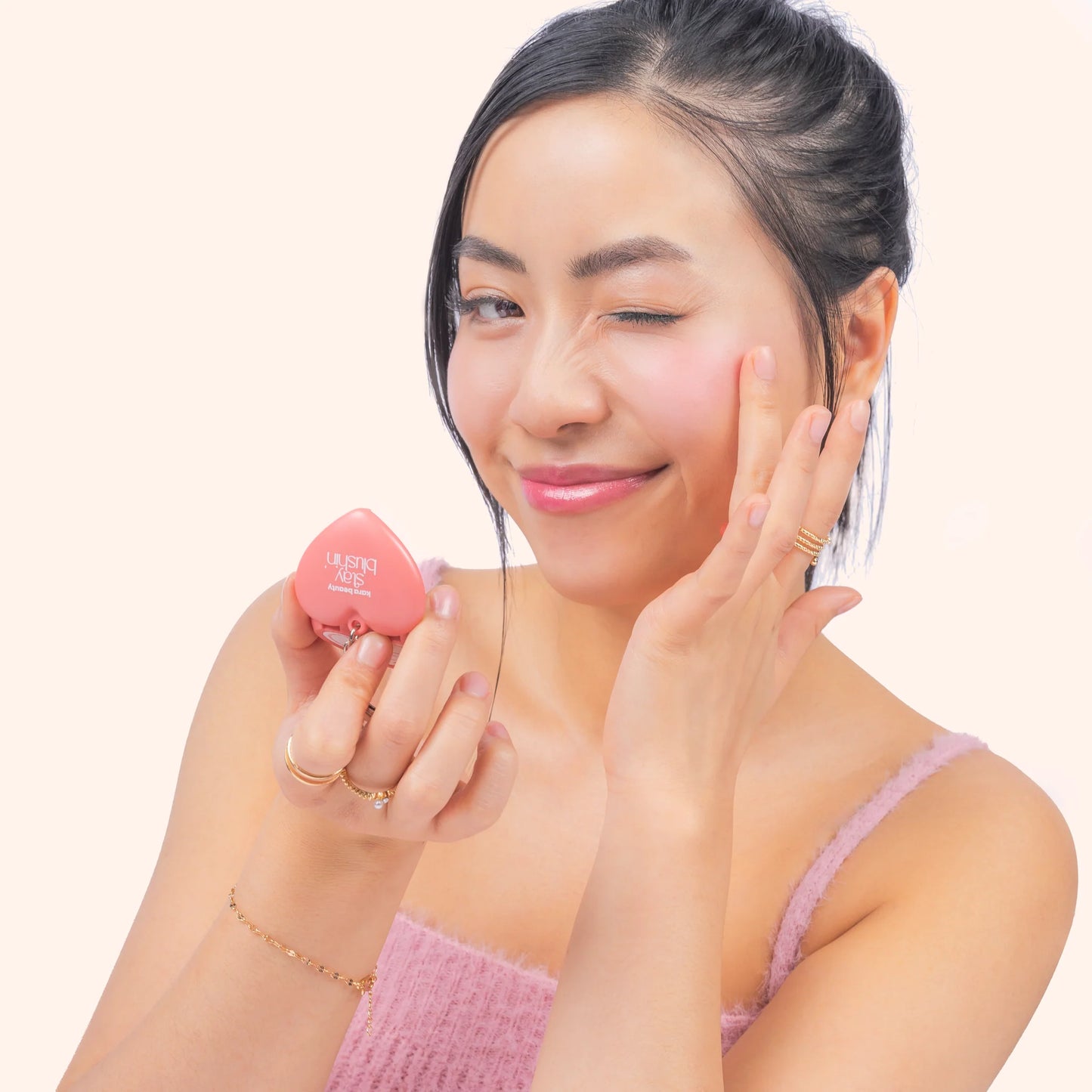 RUBOR EN CREMA PARA LABIOS Y MEJILLAS STAY BLUSHIN KARA BEAUTY