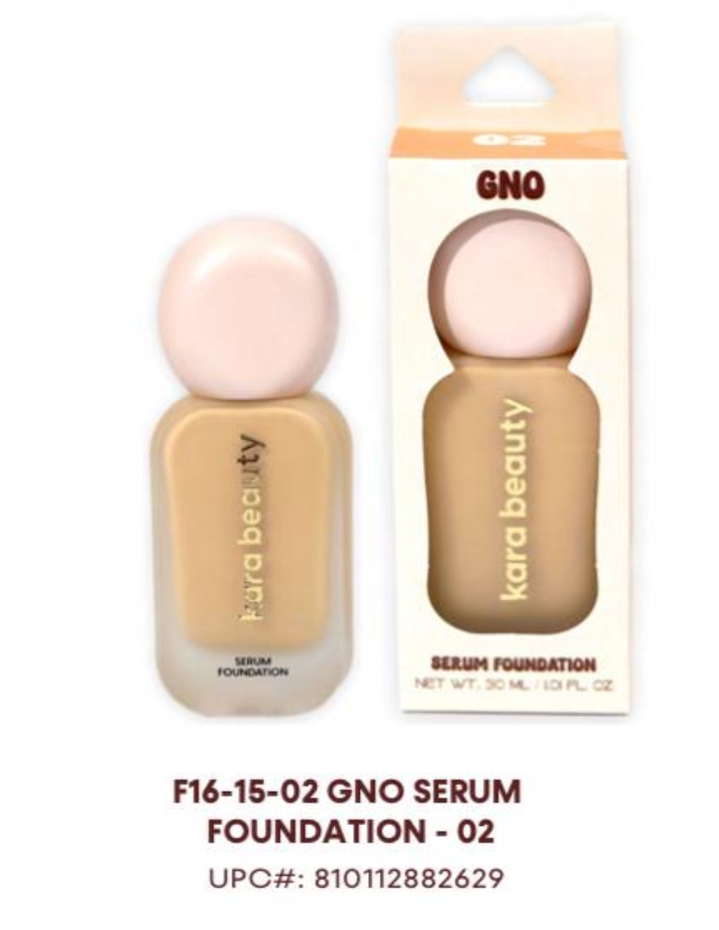 GNO SERUM FOUNDATION BASE KARA BEAUTY