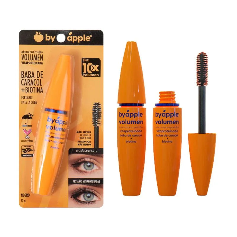 MASCARA DE PESTAÑAS VOLUMEN 10X BY APPLE