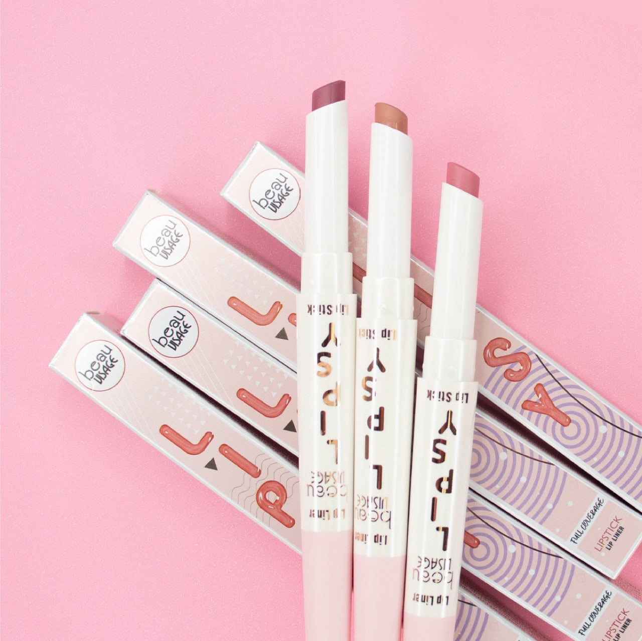 LABIAL DOBLE LIPSY C/ DELINEADOR BEAUVISAGE