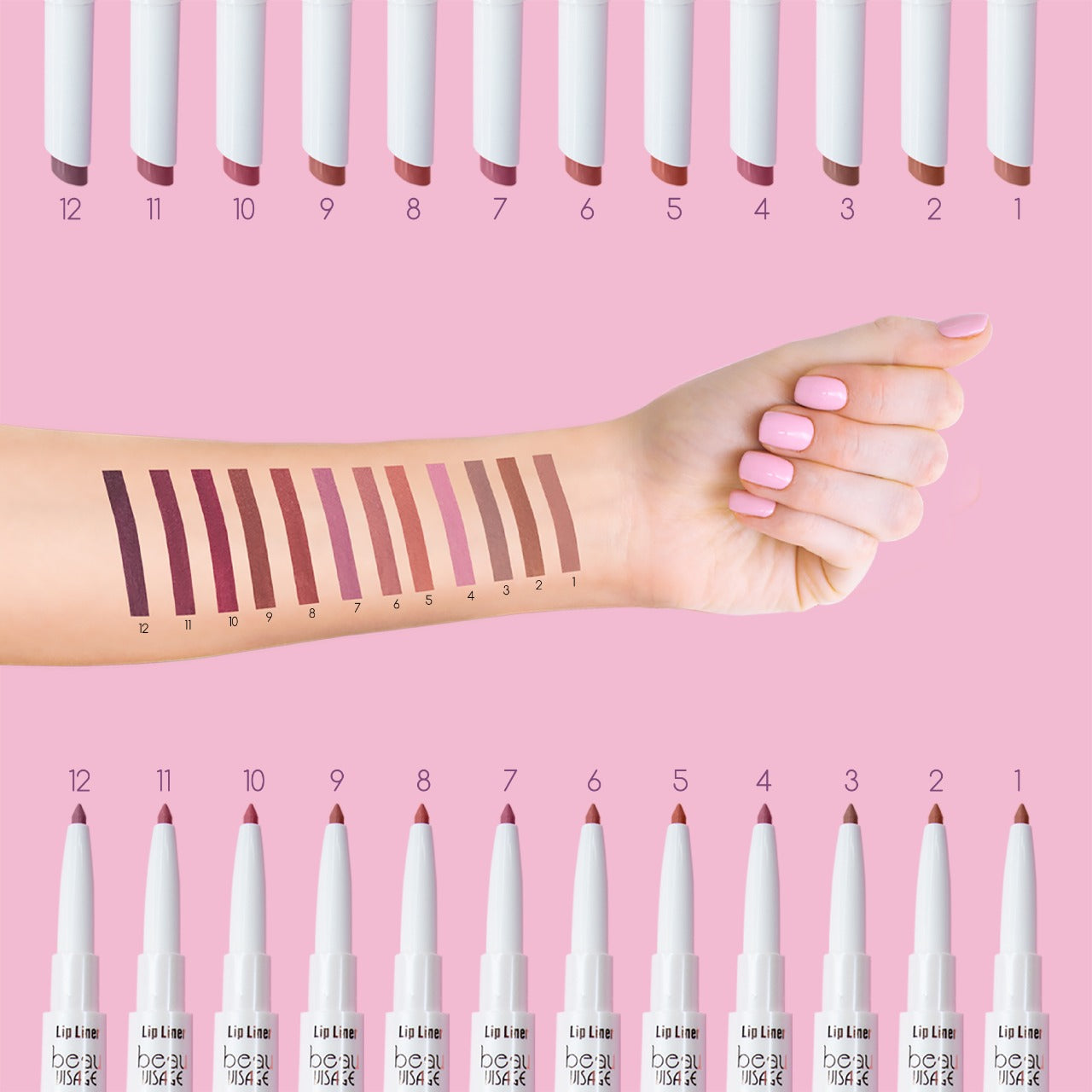 LABIAL DOBLE LIPSY C/ DELINEADOR BEAUVISAGE