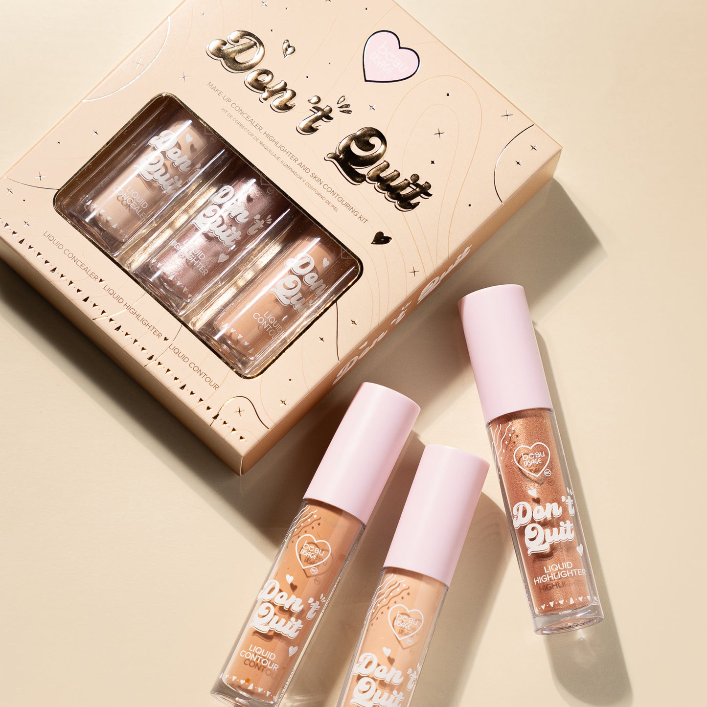 SET DONT QUIT CORRECTOR ILUMINADOR Y CONTORNO BEAUVISAGE