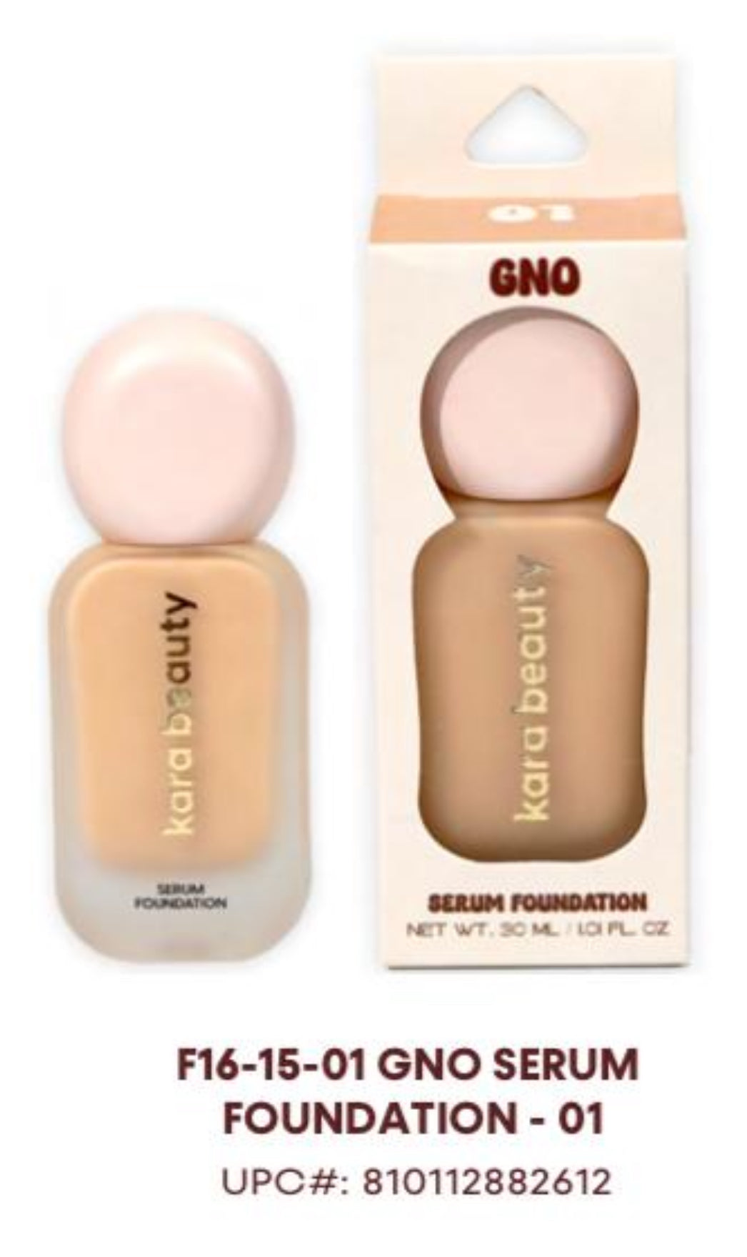 GNO SERUM FOUNDATION BASE KARA BEAUTY