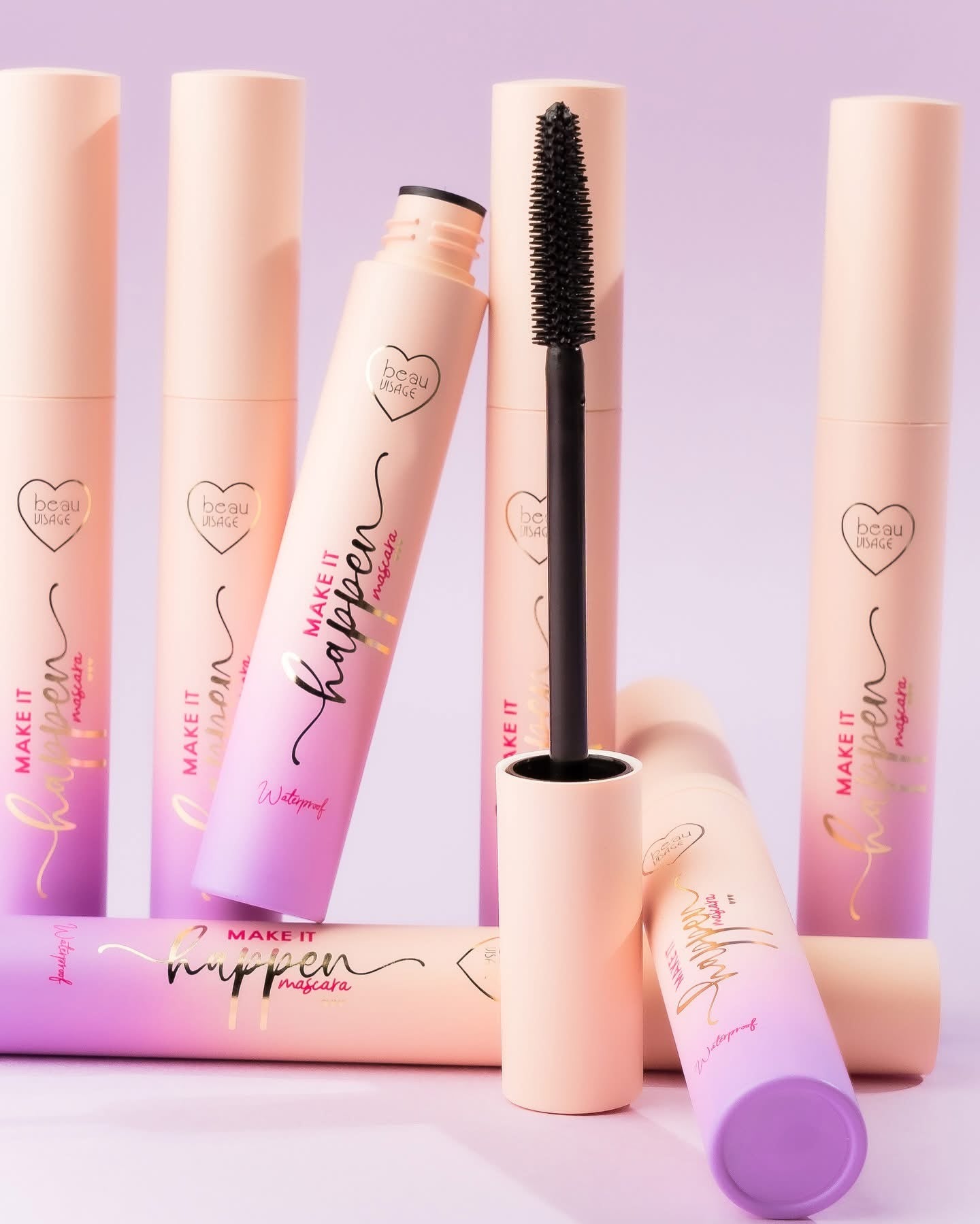 MASCARA DE PESTAÑAS MAKE IT HAPPEN BEAUVISAGE