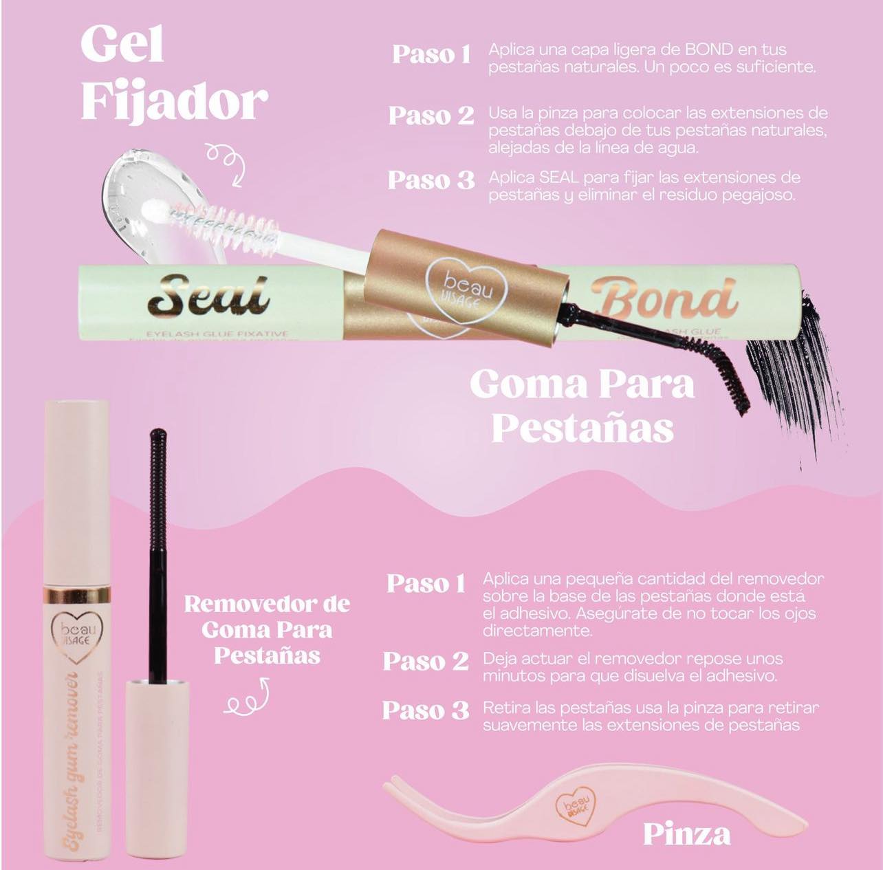 SET PARA CEJAS Y PESTAÑAS LEXIE BEAUVISAGE