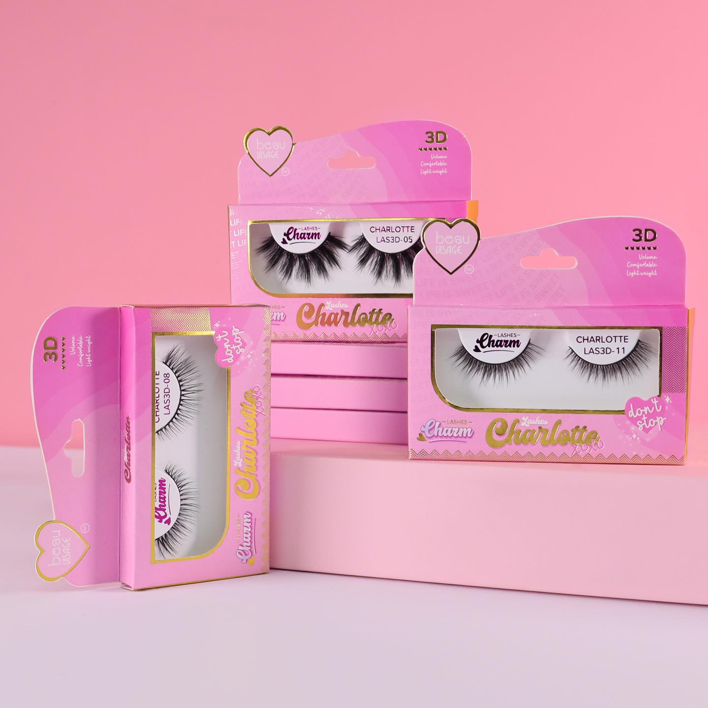 PESTAÑAS LASHES CHARM CHARLOTTE XOXO BEAUVISAGE