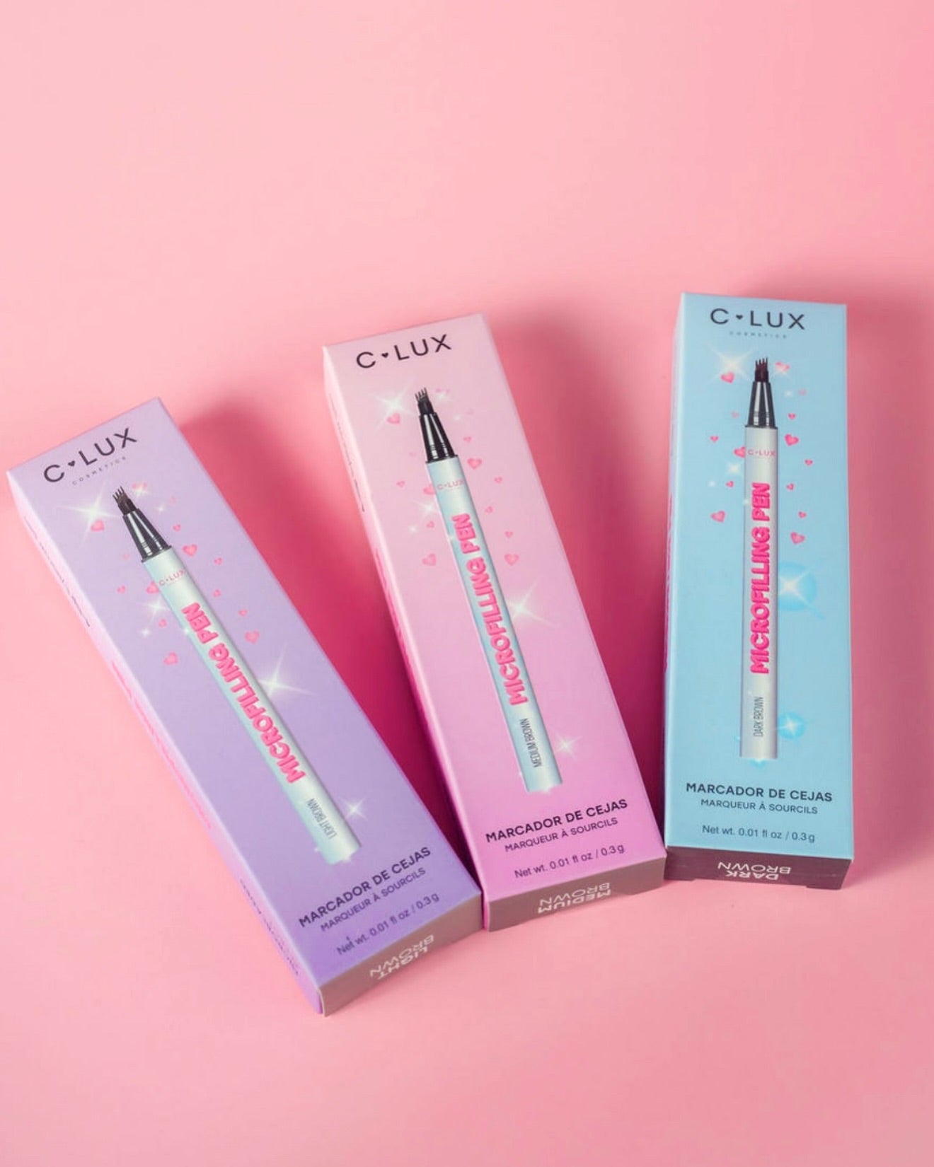 MICROFILLING PEN MARCADOR DE CEJAS 3 TONOS CLUX