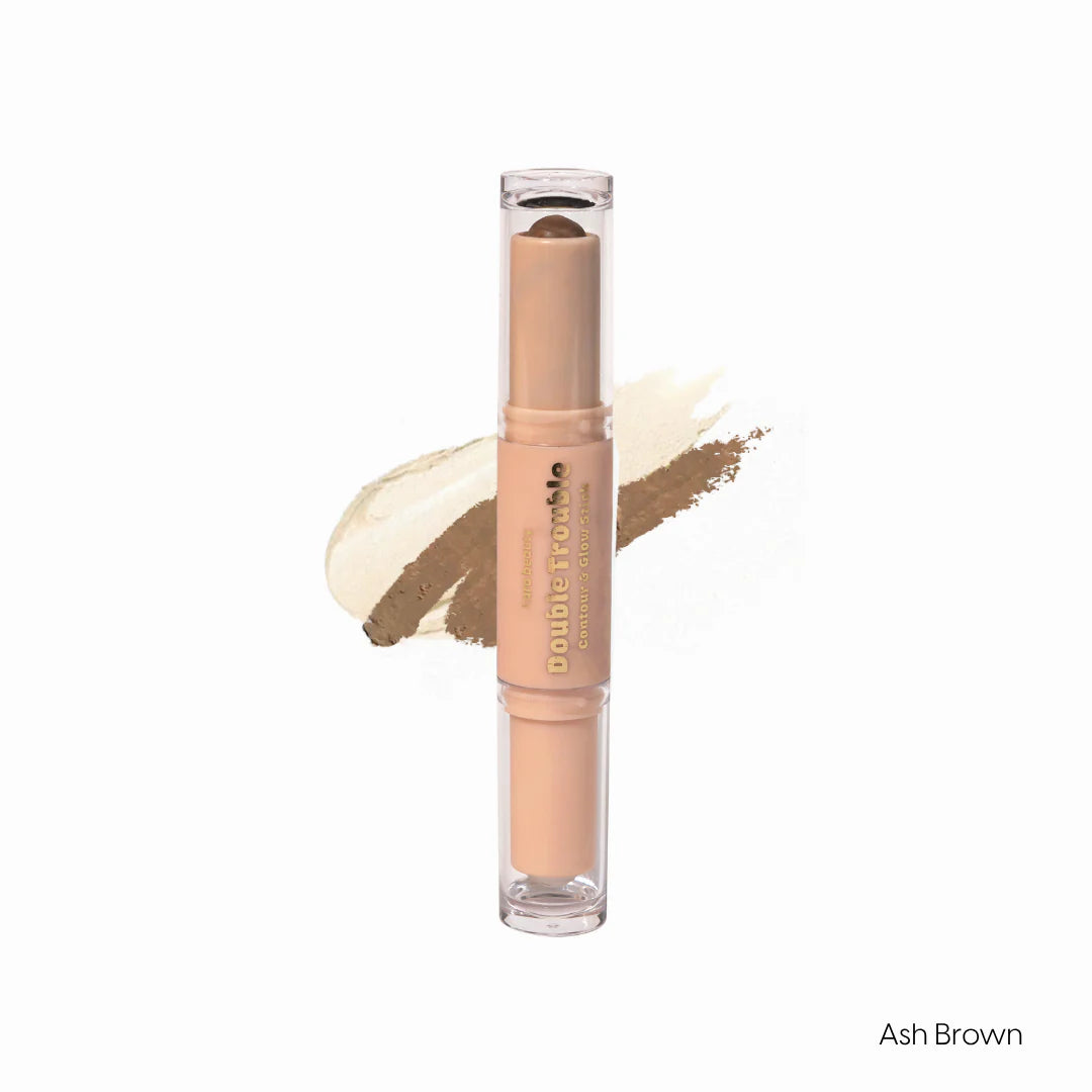 BARRA DE CONTORNO E ILUMINADOR DOUBLE TROUBLE KARA BEAUTY