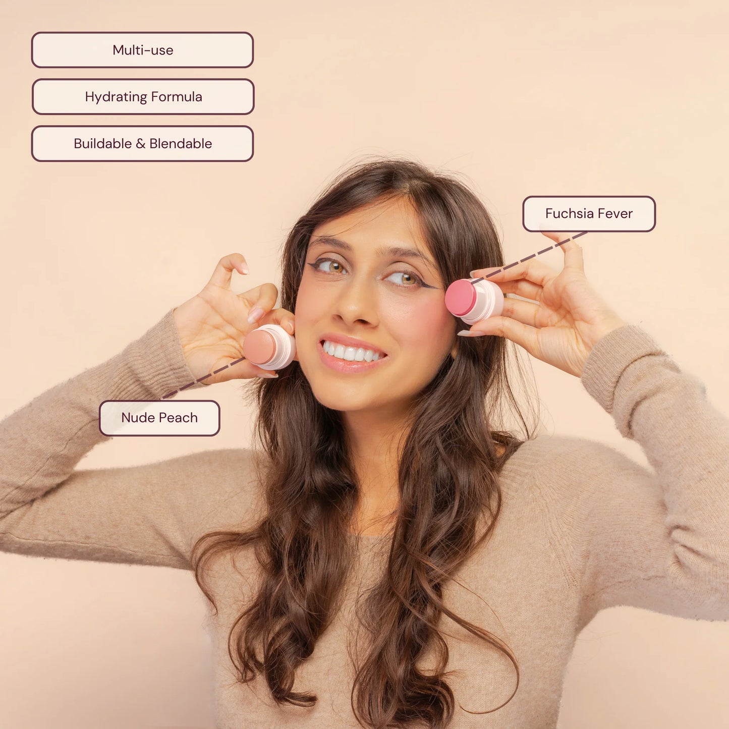 BALSAMO RUBOR BLUSH HOUR KARA BEAUTY