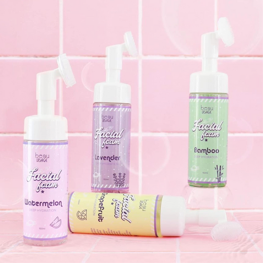 ESPUMA FACIAL FRUTAL CON CEPILLO  BEAUVISAGE