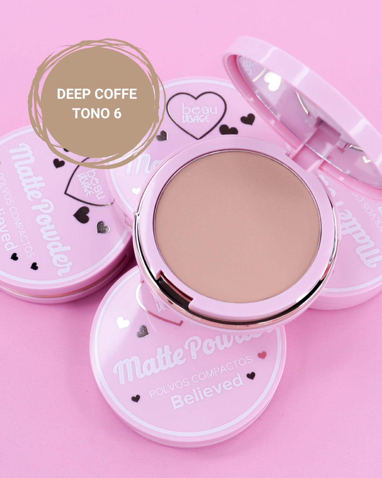 POLVO COMPACTO MATTE BELIEVED BEAUVISAGE