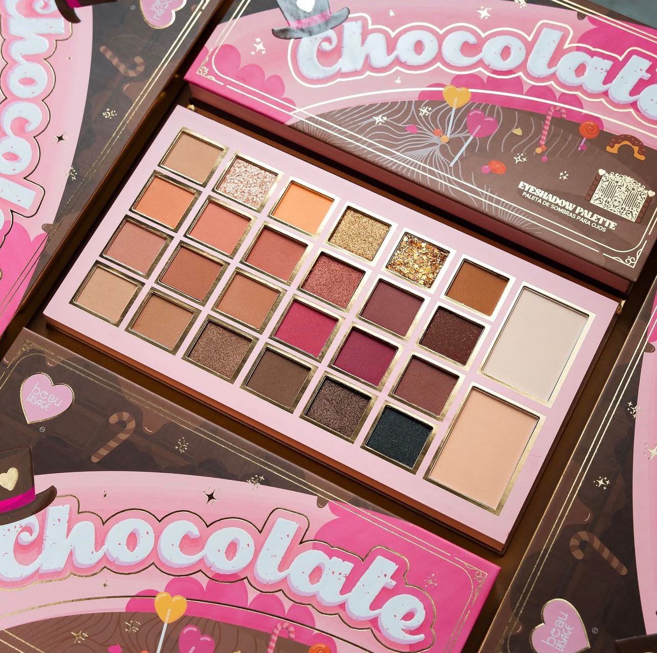 PALETA DE SOMBRAS CHOCOLATE BEAUVISAGE
