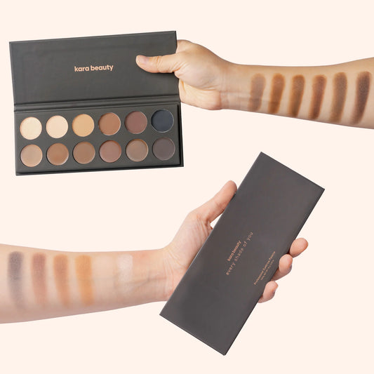 PALETA DE CEJAS EN GEL Y POLVO EVERY SHADE OF YOU KARA BEAUTY