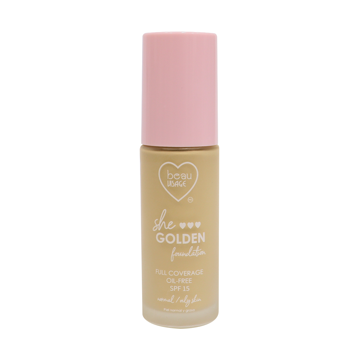 BASE LIQUIDA MATTE SHE GOLDEN SPF 50 BEAUVISAGE
