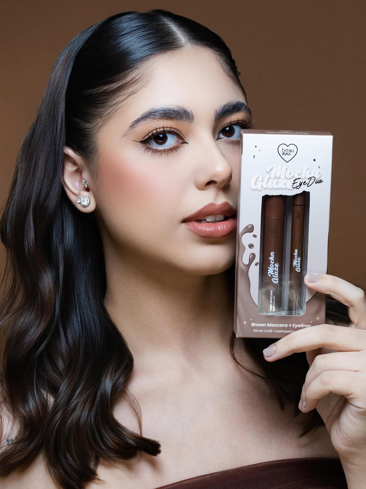 SET MASCARA Y DELINEADOR CAFÉ MOCHA GLAZE EYE DUO BEAUVISAGE
