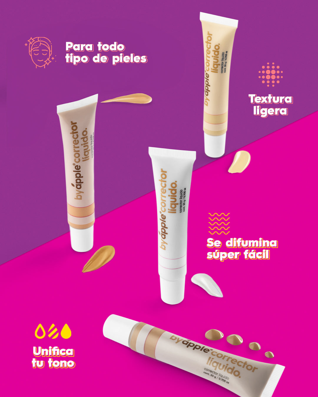 ILUMINADOR LIQUIDO GOLDEN  BY APPLE