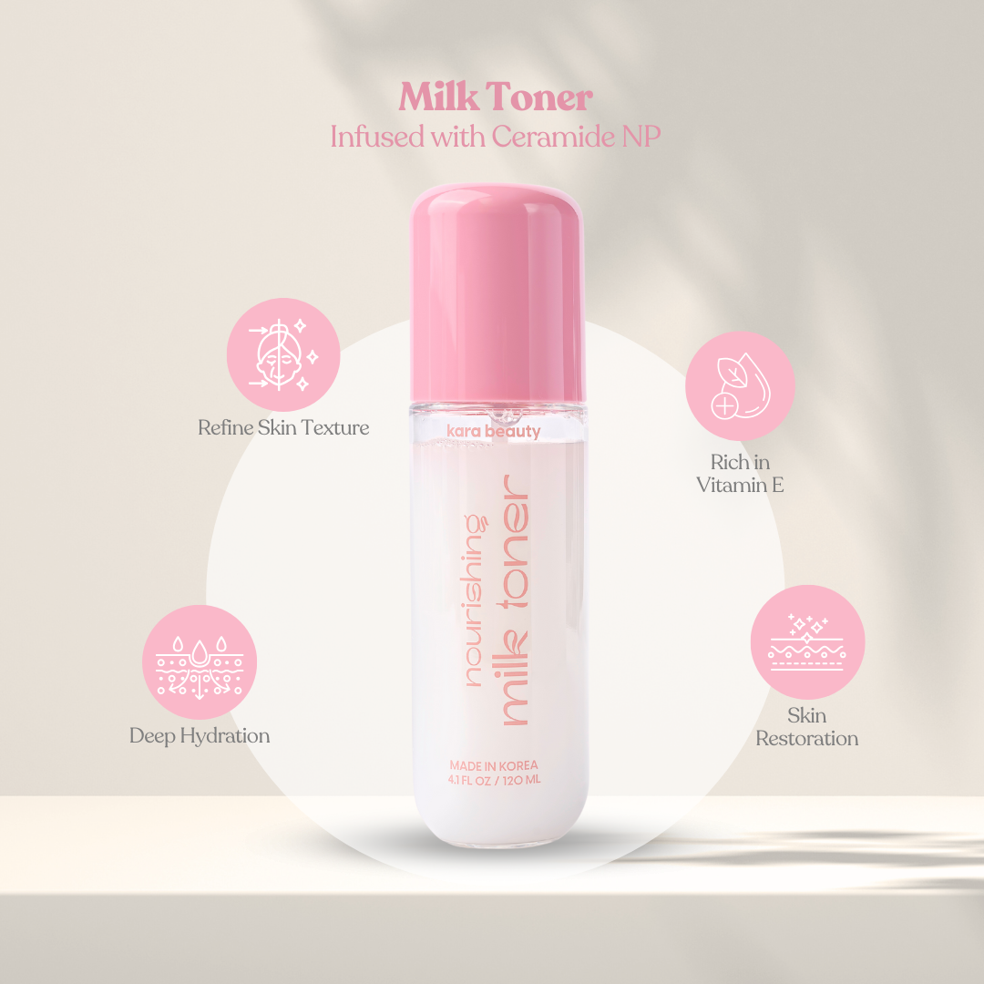 TONICO NUTRITIVO DE LECHE MILK TONER KARA BEAUTY