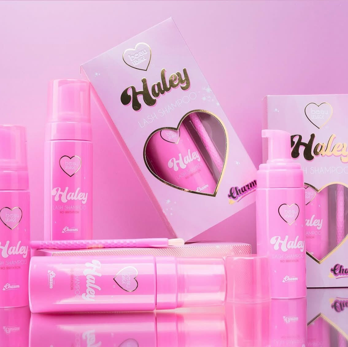 SET DE ESPUMA Y BROCHA PARA PESTAÑAS HALEY BEAUVISAGE