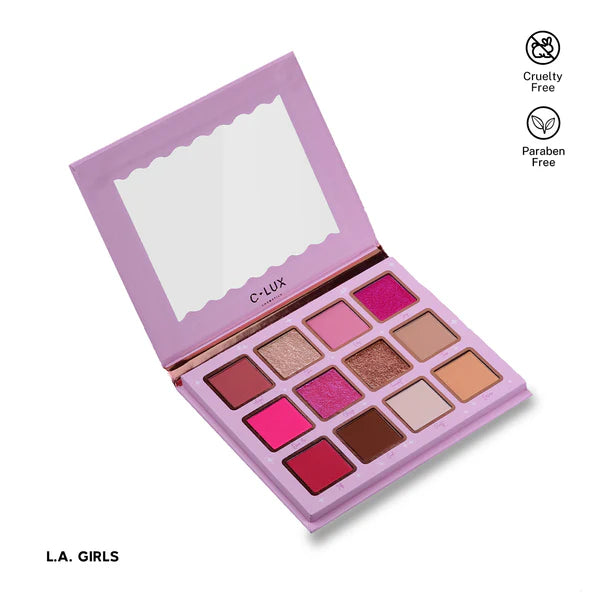 PALETA DE SOMBRAS L.A GIRLS 12C CLUX