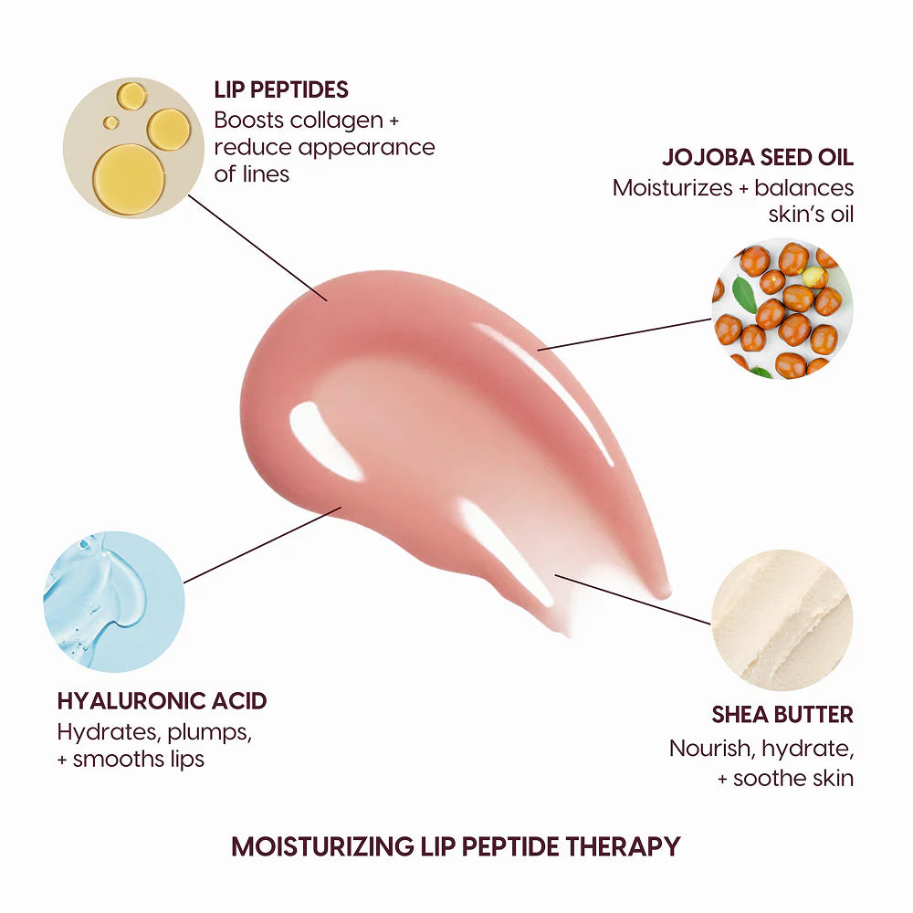 LIPGLOSS HIDRATANTE CON PEPTIDOS LIP SYRUP KARA BEAUTY