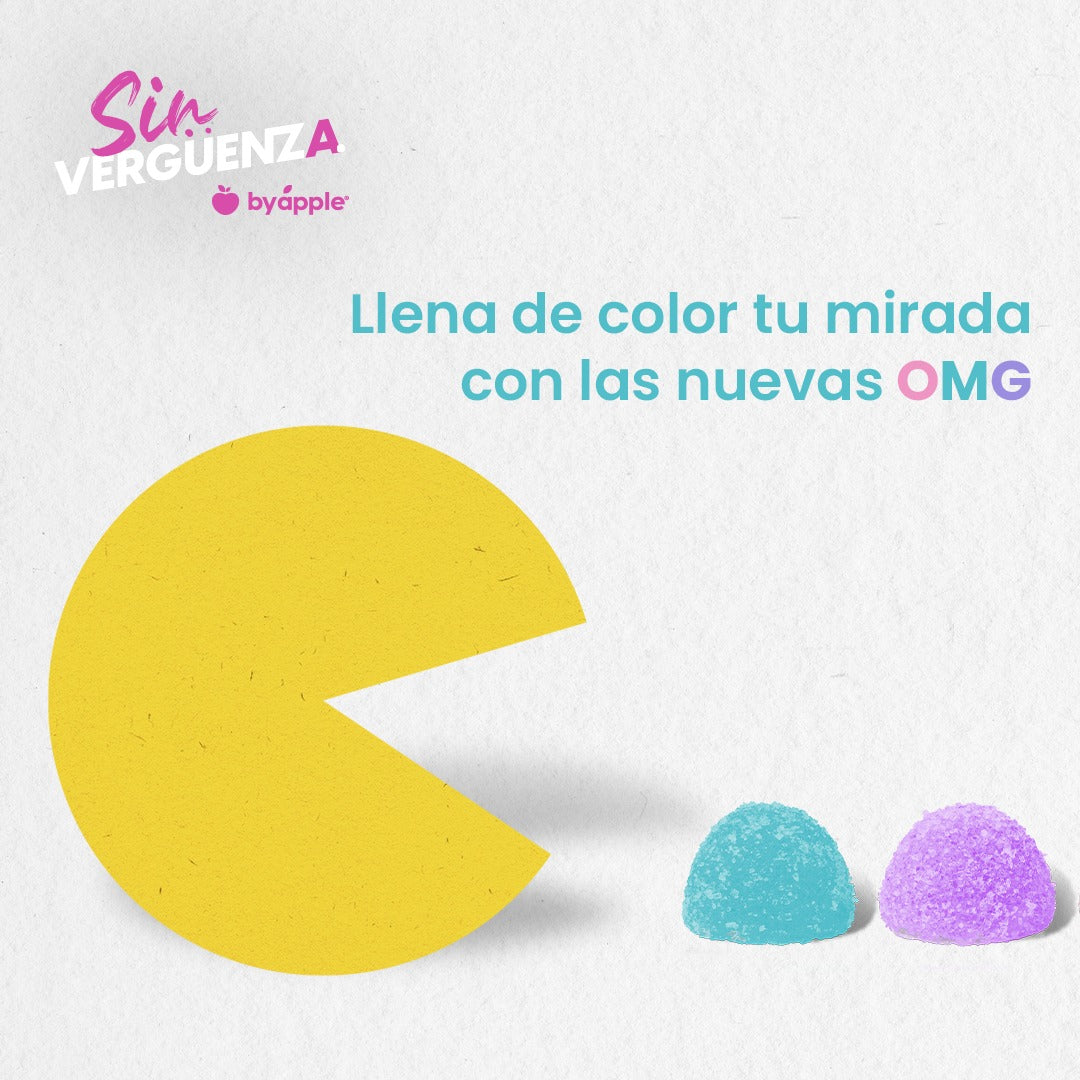 MASCARA DE PESTAÑAS COLOR PASTEL OMG 3X BY APPLE