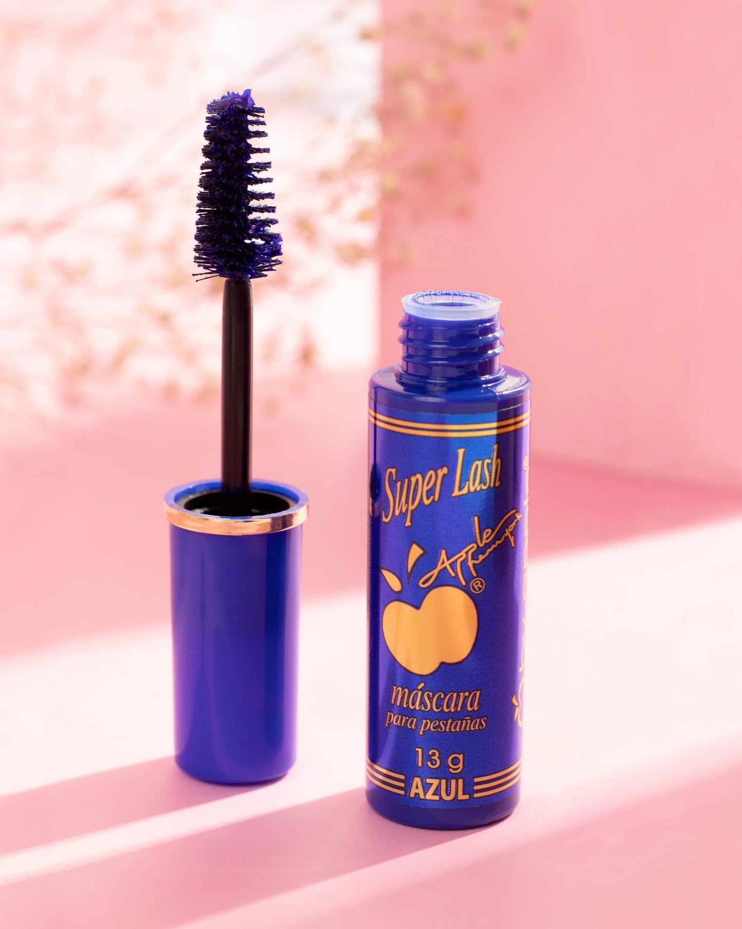 MASCARA BY APPLE AZUL SUPERLASH CEPILLO PINO