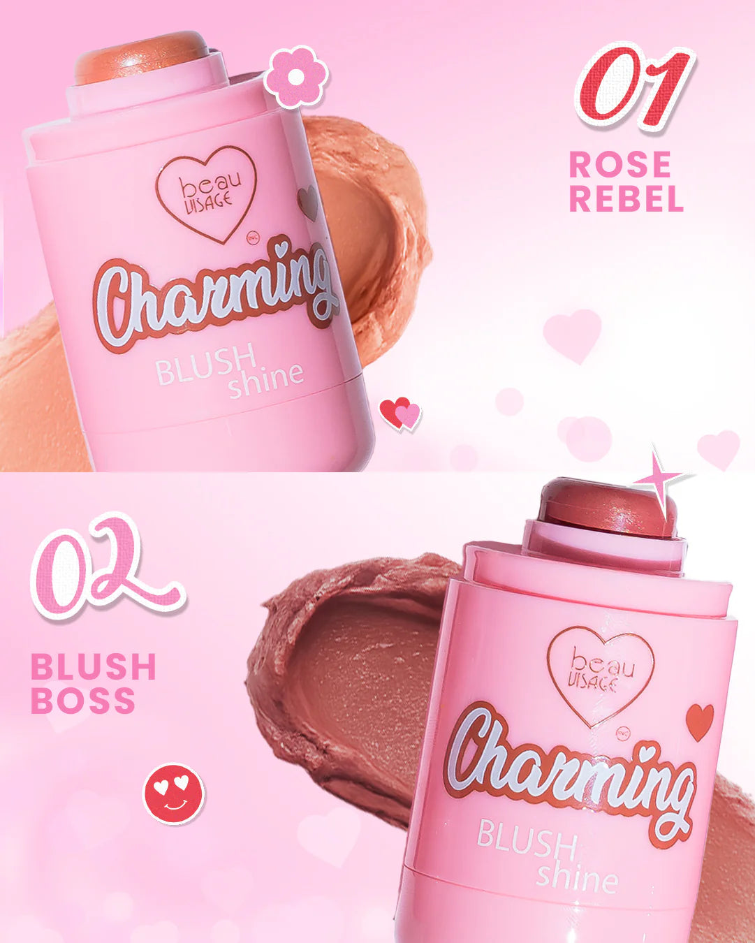 RUBOR CREMOSO CHARMING BEAUVISAGE