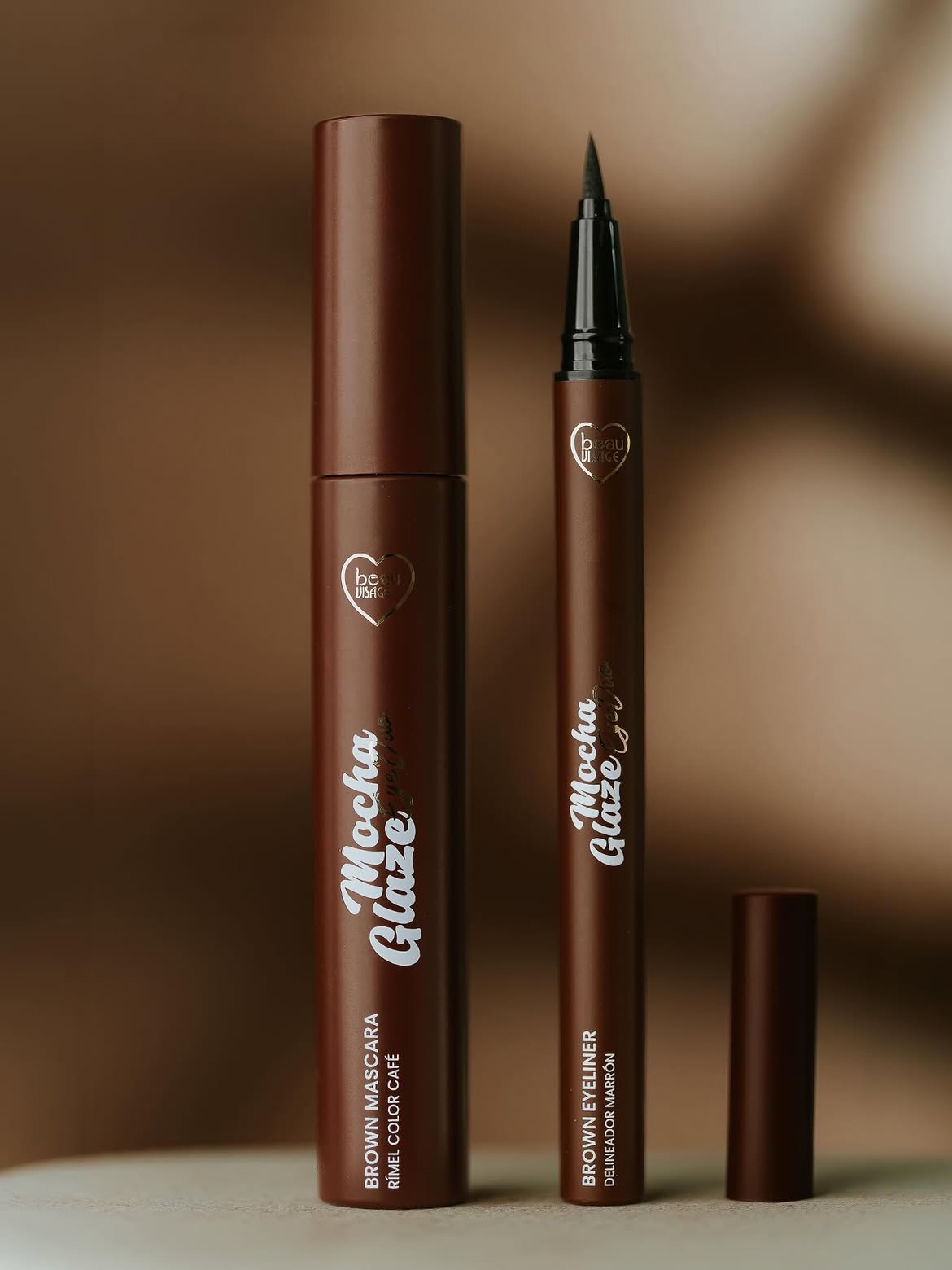 SET MASCARA Y DELINEADOR CAFÉ MOCHA GLAZE EYE DUO BEAUVISAGE
