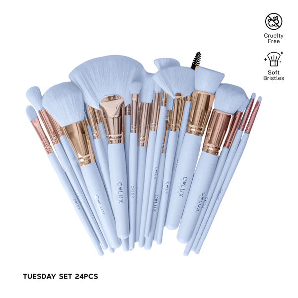 COLECCION WEEKDAYS BROCHAS TUBO 24 PCS CLUX