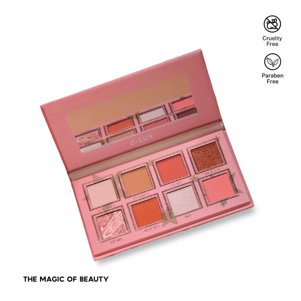 PALETA DE SOMBRAS THE MAGIC OF BEAUTY 8C CLUX