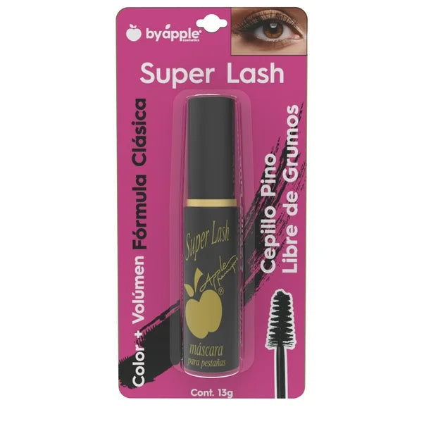 MASCARA DE PESTAÑAS SUPER LASH NEGRA BY APPLE