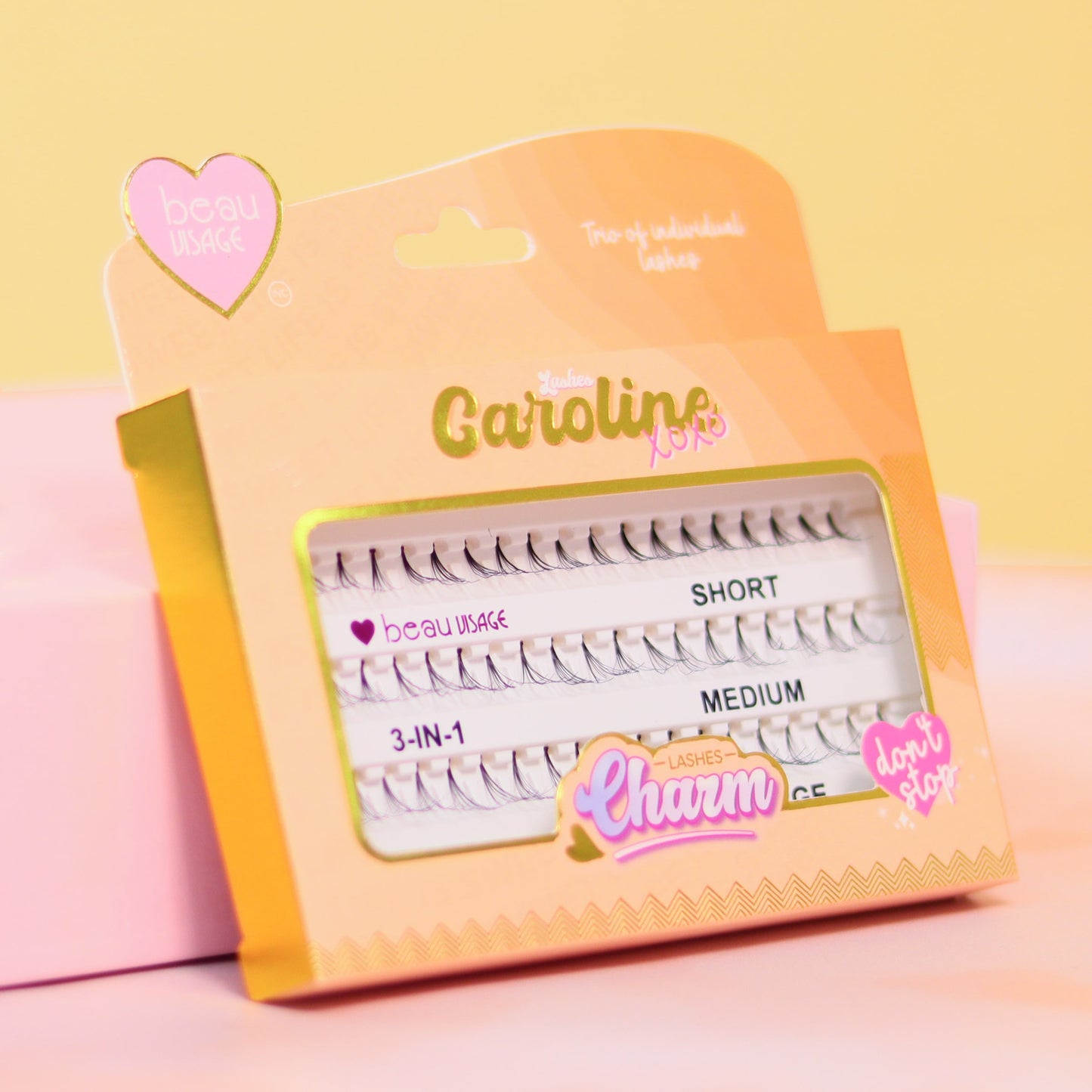 PESTAÑAS LASHES CHARM CAROLINE XOXO BEAUVISAGE