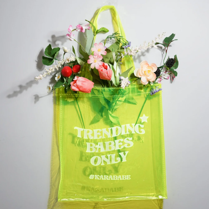 TOTE BAG PLASTICA KARA BEAUTY