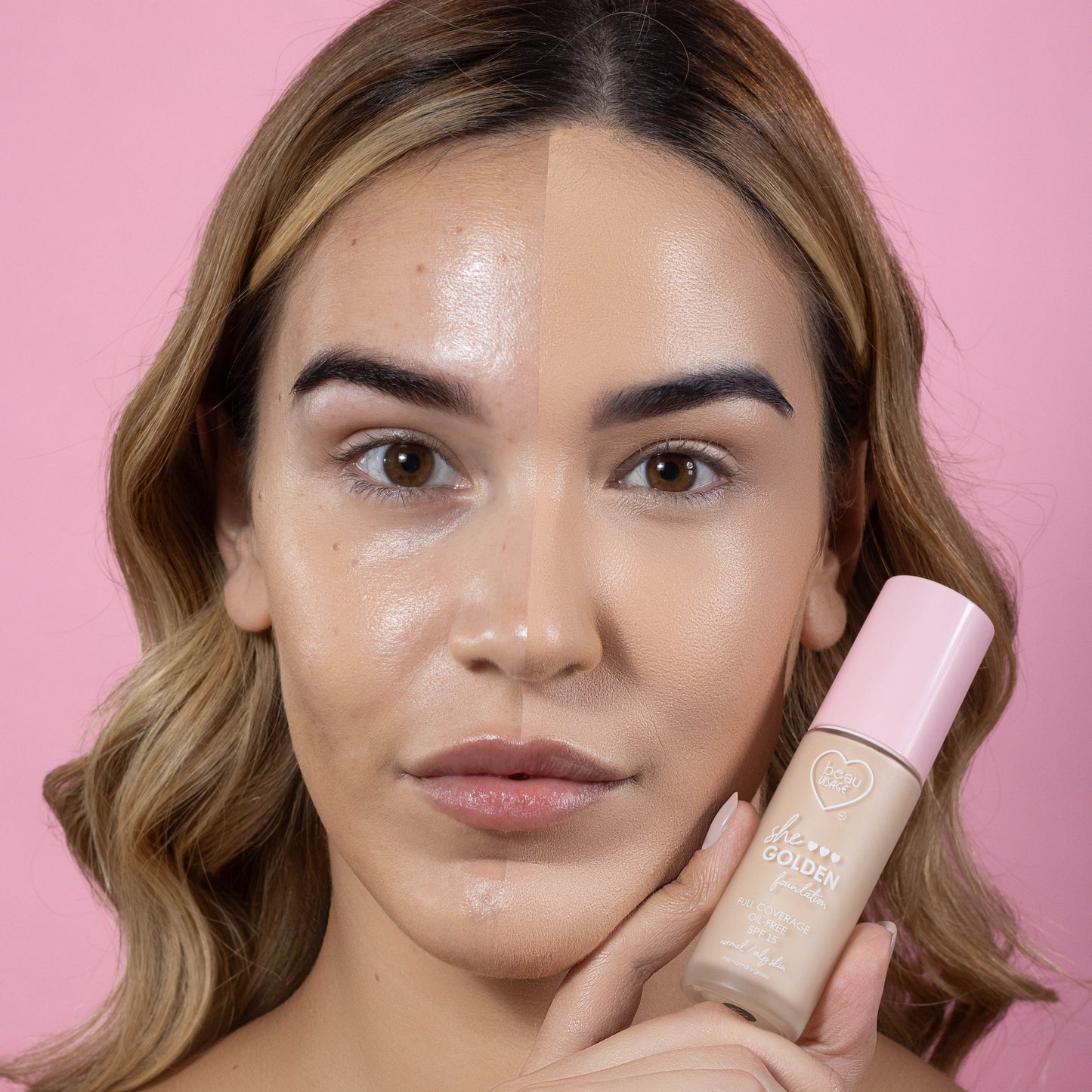 BASE LIQUIDA MATTE SHE GOLDEN SPF 50 BEAUVISAGE