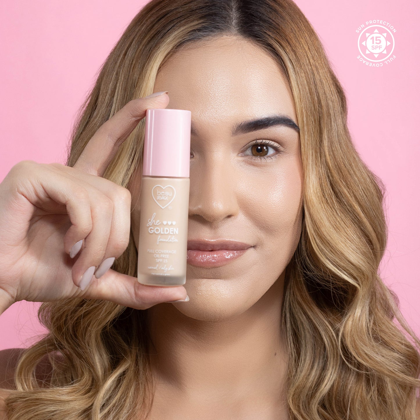 BASE LIQUIDA MATTE SHE GOLDEN SPF 50 BEAUVISAGE