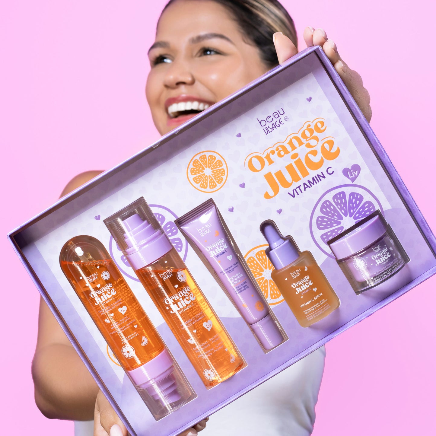 SET CUIDADO FACIAL VIT C ORANGE JUICE BEAUVISAGE
