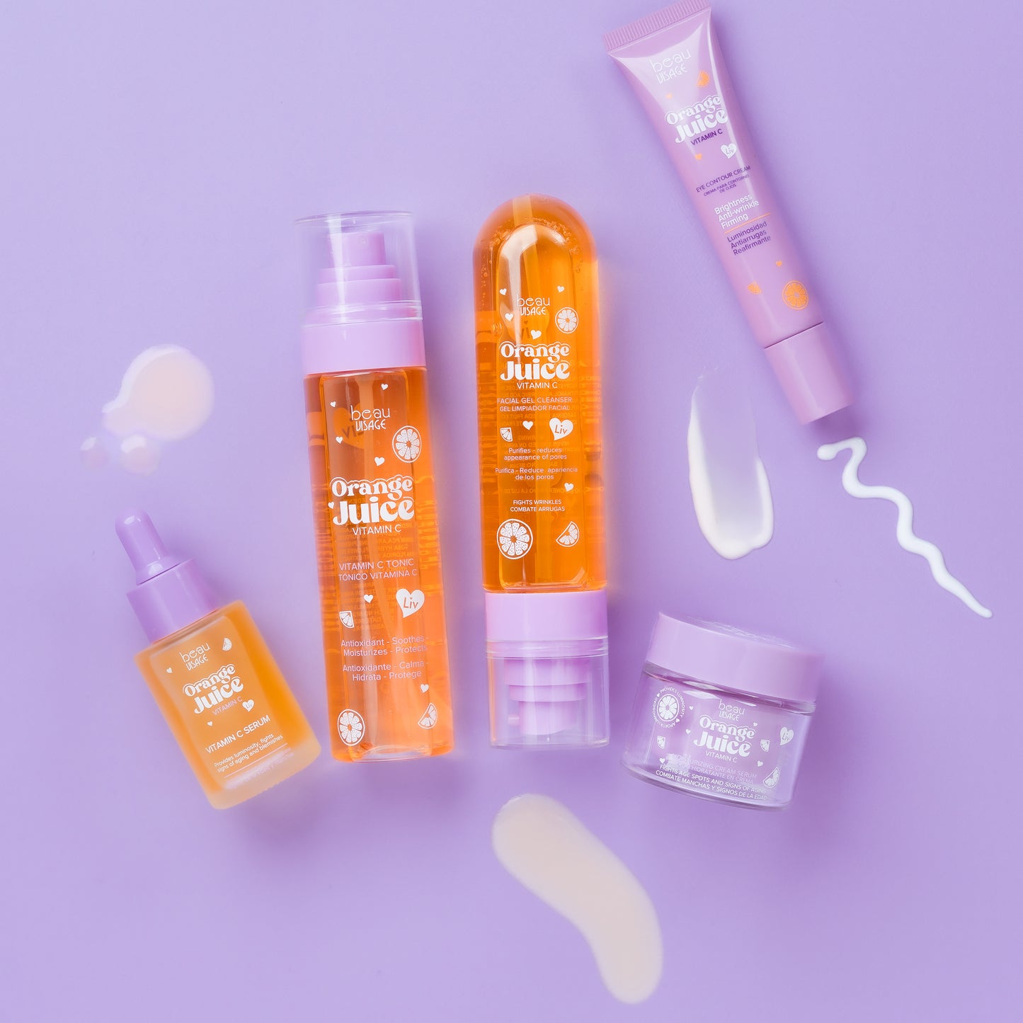 SET CUIDADO FACIAL VIT C ORANGE JUICE BEAUVISAGE