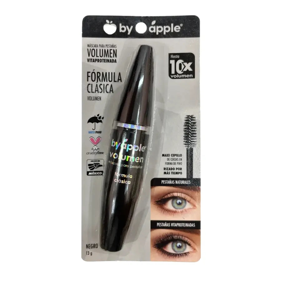 MASCARA DE PESTAÑAS VOLUMEN 10X BY APPLE
