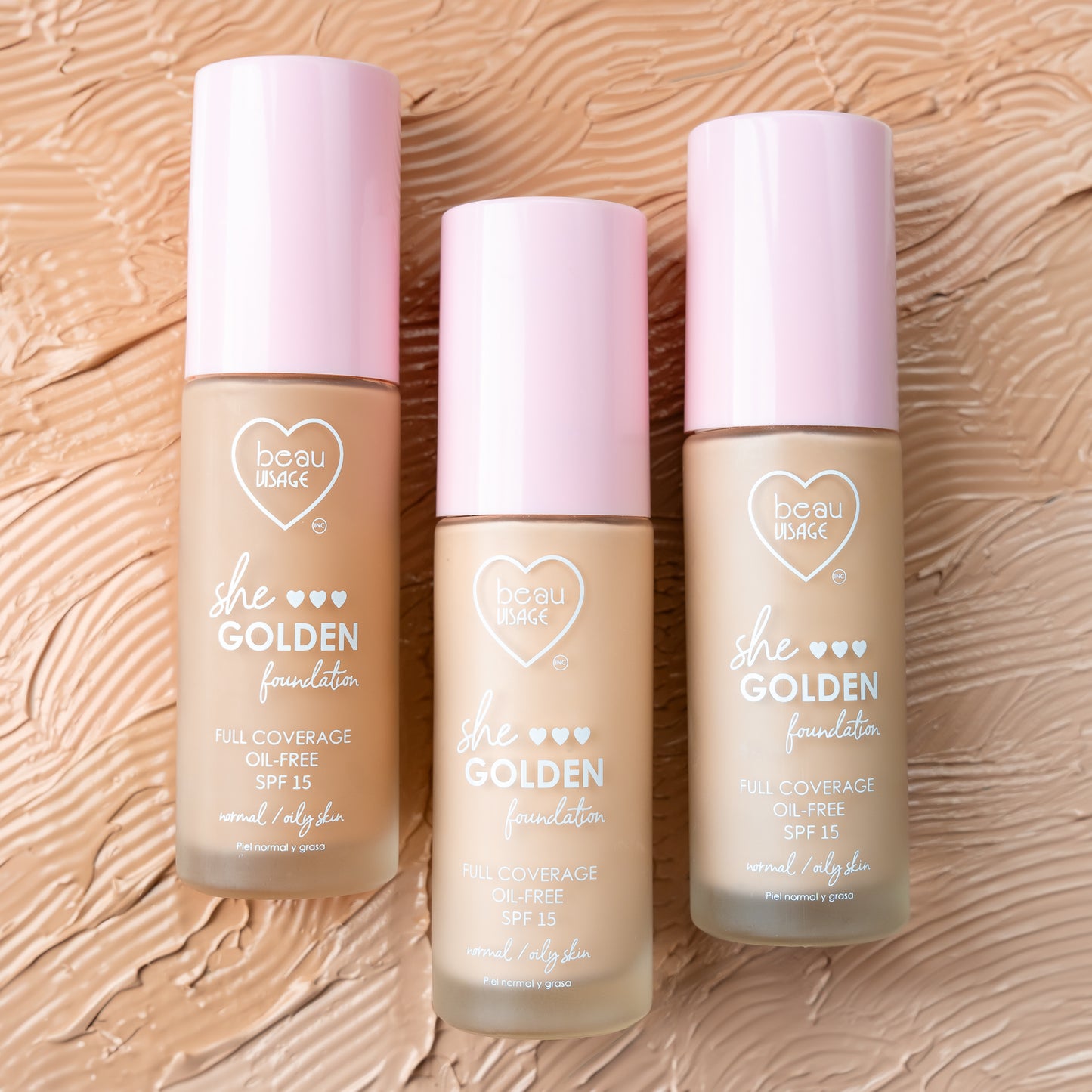BASE LIQUIDA MATTE SHE GOLDEN SPF 50 BEAUVISAGE