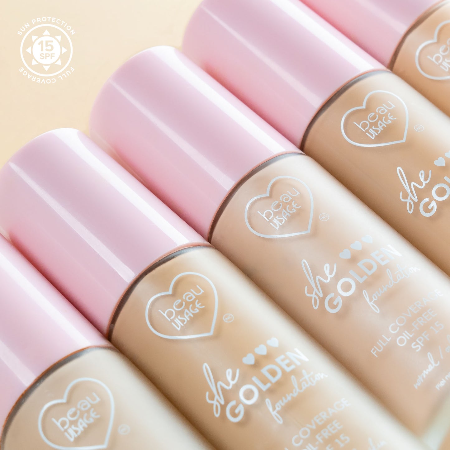 BASE LIQUIDA MATTE SHE GOLDEN SPF 50 BEAUVISAGE