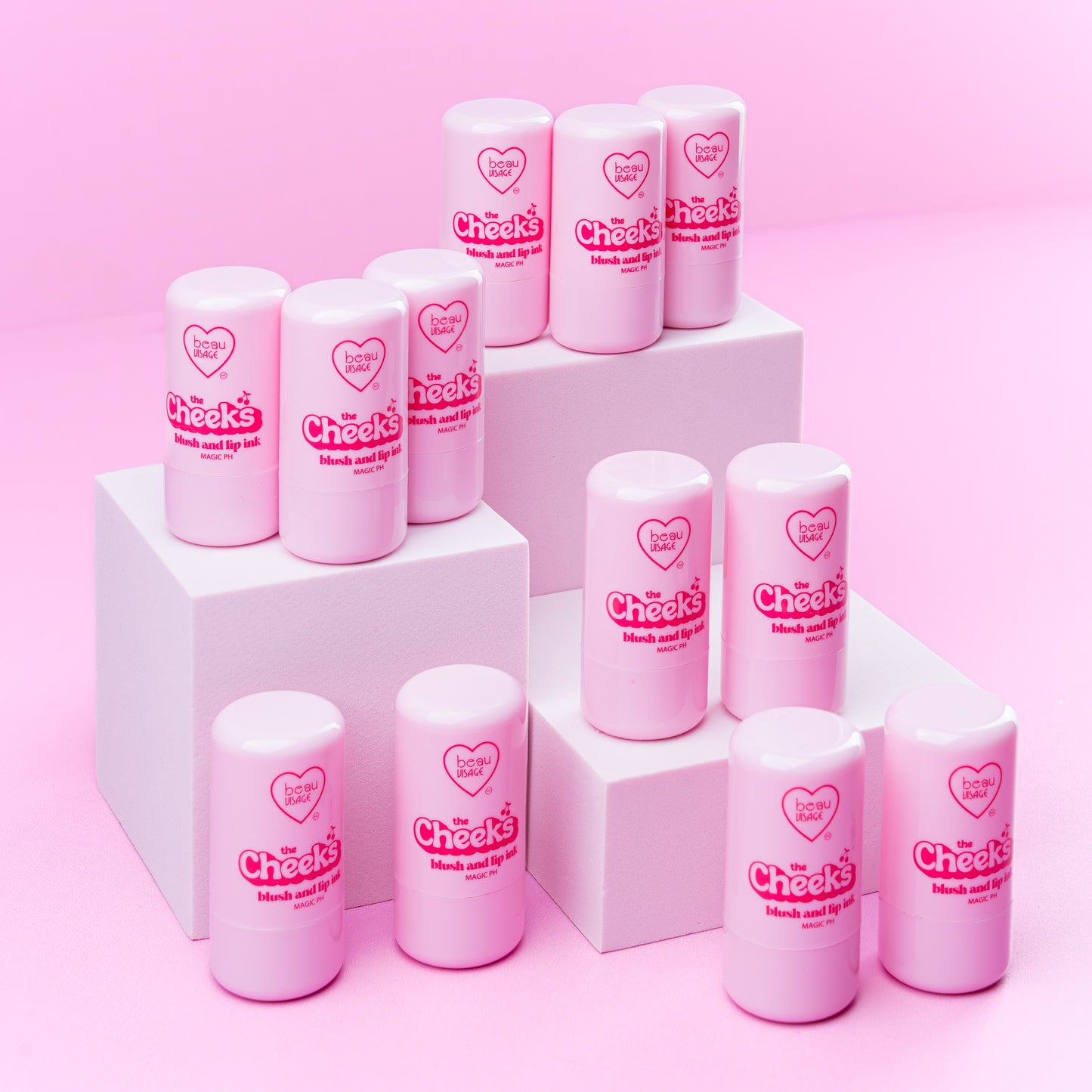 BLUSH AND LIP INK JELLY THE CHEEKS BEAUVISAGE